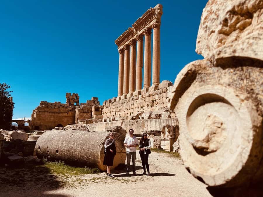 Baalbek Temples & Ksara Caves w/pick-up & multilingual guide - A Roman-ruins morning and winery-caves afternoon
